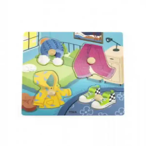 44599 Flat Puzzle — Clothes VIGA