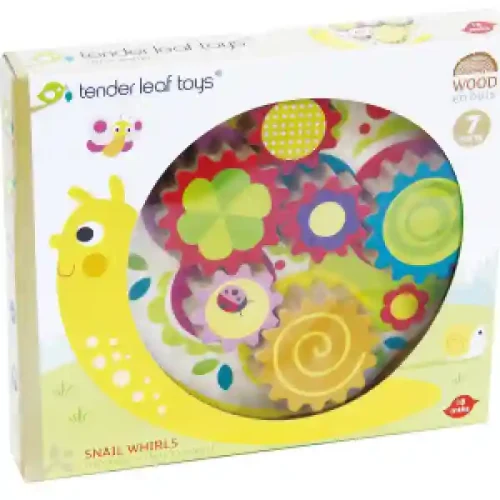TL8347 - Snail Whirls - Melcul didactic, cu 7 piese