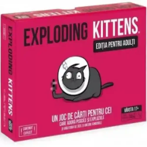 Joc Exploding Kittens pentru adulti NSFW Pink Edition EKIEK02NRO