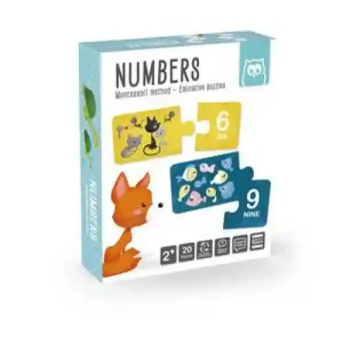 Puzzle Educativ Montessori - Invatam Numerele