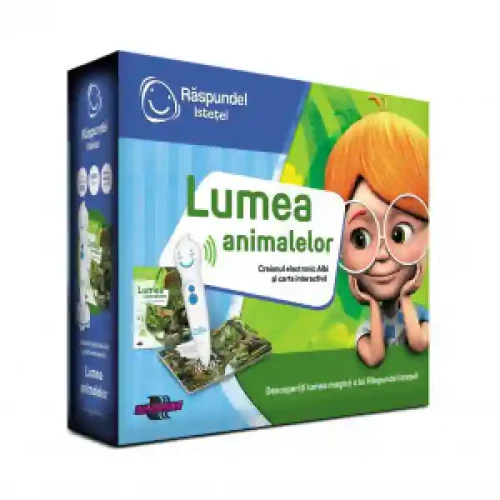 Raspundel Istetel Pachet creion si carte Lumea animalelor  69366