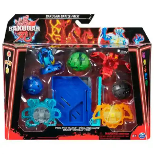 6066988 Set figurine Bakugan Battle Pack 3S1 ast