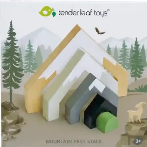 TL8752 Set din lemn Mountain Pass Stack - Pasaj de munte, cu 5 piese