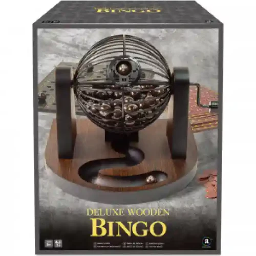 Joc Bingo Deluxe din lemn - 90 bile AMB012