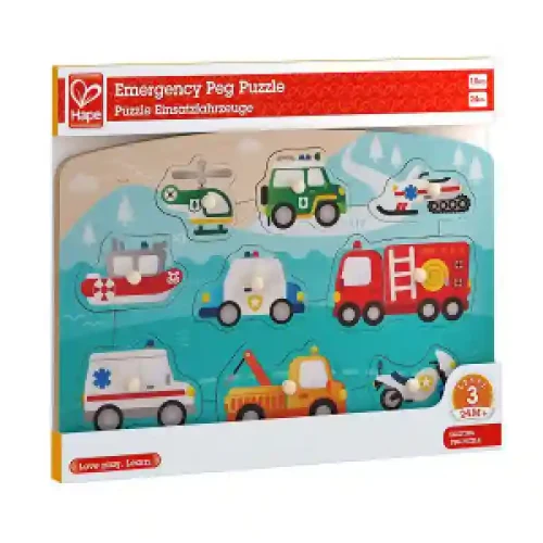 E1406 Puzzle de lemn Transport special Hape