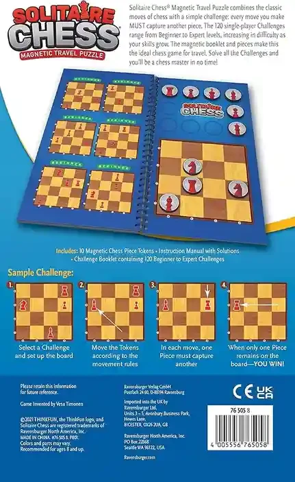 Joc de logica Thinkfun - Solitaire Chess TF5430 rom