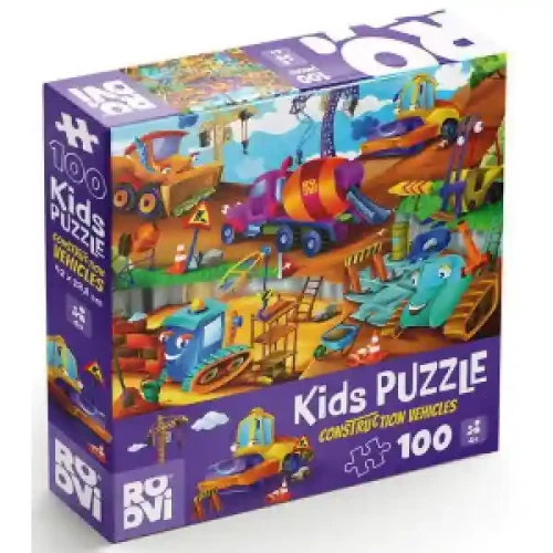 Puzzle Transport - Puzzle copii, 100 piese 79619-01-05
