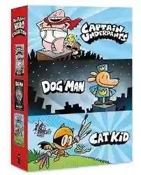 Dav Pilkey Hero Collection 3 Books Boxed Set