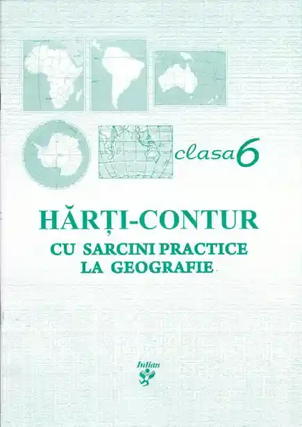 Harti contur cl.6 cu sarcini practice la geografie