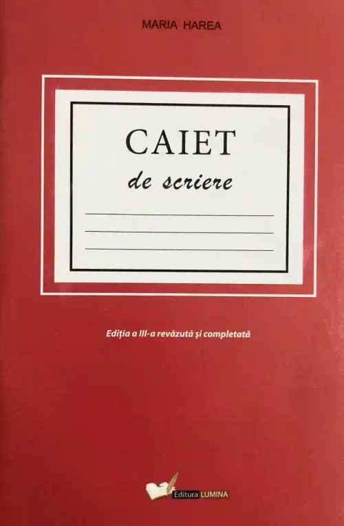 Caiet de scriere. Harea Maria