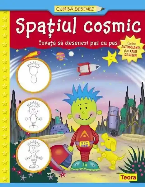 Spatiul cosmic - invata sa desenez