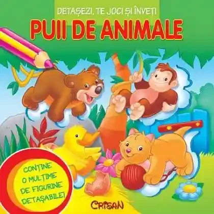 Puii de animale (Detasezi te joci si inveti)