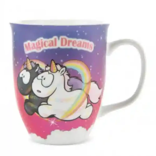 Cana NICI Porcelain mug unicorns Star Bringer & Moon Keeper, 360 ml 48650
