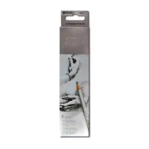 Set de creioane grafit Marco Raffine, 6 buc. 2H-3B_7000-6CB 2H-3B