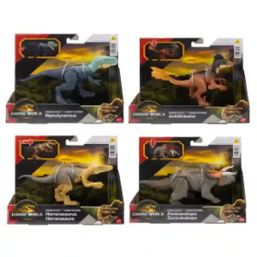 Figurina interactiva Jurasic World Stricke Attack JGB77 as.