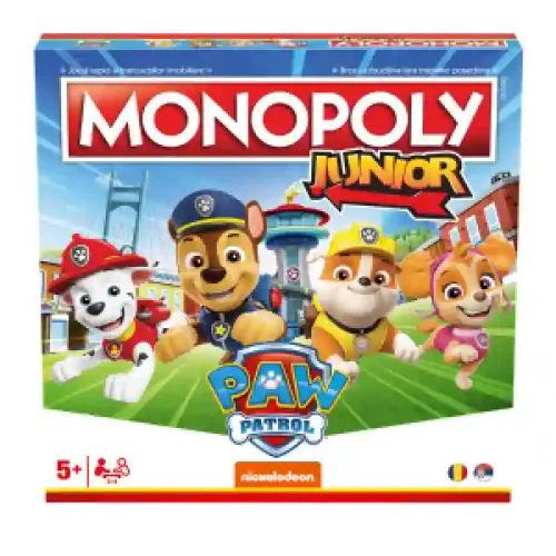 Joc de masa Monopoly Junior „Patrula Catelusilor” (ro) WM04163-BL5-6