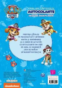 PATRULA CATELUSILOR. PRIMA MEA CARTICICA CU AUTOCOLANTE. MISIUNE INDEPLINITA 2
