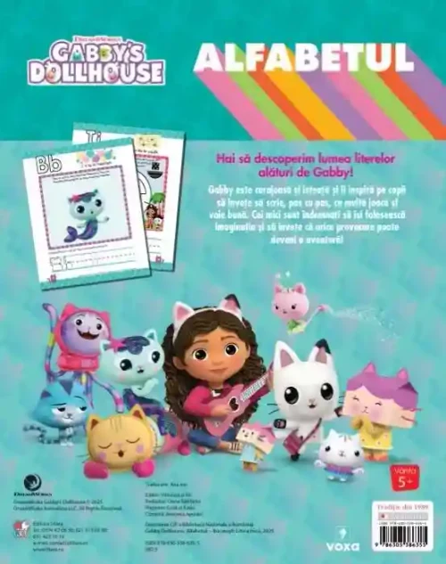 GABBYS DOLLHOUSE. ALFABETUL
