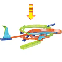 HTK16 Hot Wheels Set de joc “Ciclon cu circuite” cu mecanism de lansare 4