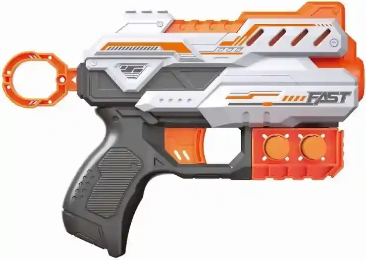 BH705 Blaster de jucarie manual cu gloante din spuma, 6 proiectile, Fast Pioneer 2