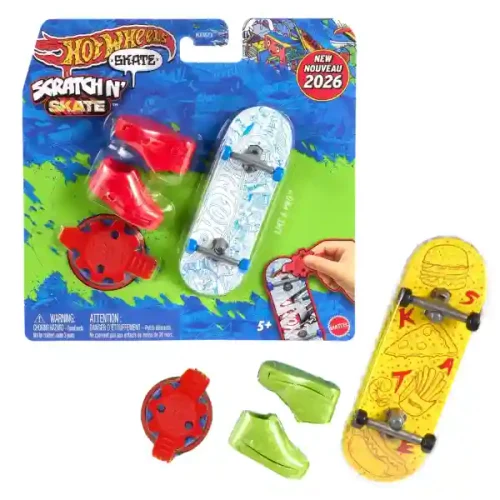 HXM73 Hot Wheels Fingerboard Scratch N'Skate in ass