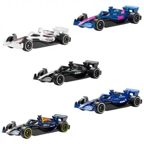 JLN11 Set 5x Hot Wheels Formula 1 colection 1:64