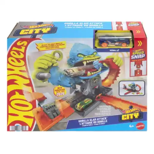 JHL92 Set Hot Wheels City Atacul Gorilei