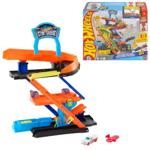 JHL94 Set Hot Wheels Garaj transformabil cu pista