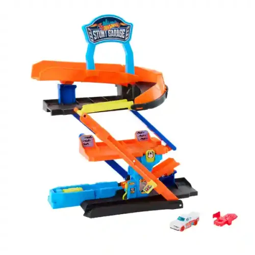 JHL94 Set Hot Wheels Garaj transformabil cu pista