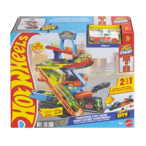 JHL94 Set Hot Wheels Garaj transformabil cu pista