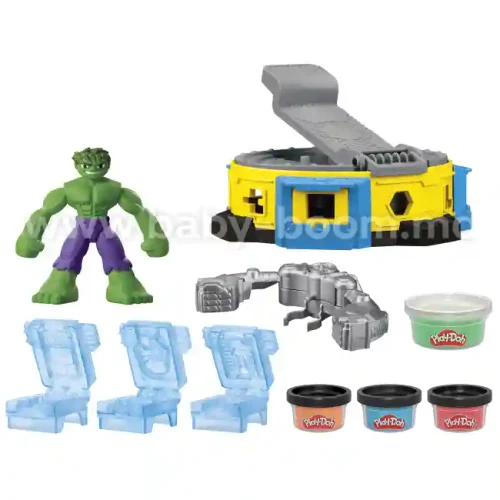 Set de joaca Play-Doh HAS PD Hulk Smash and Squish F9826
