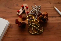 Joc de logica Puzzle mecanic RECENT Brain Set of 6 RT5144 5