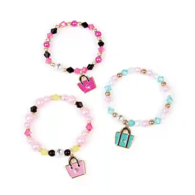 Set creativ, minigeanta si bratara MIR Juicy Couture Mini Handbag and DIY Bracelet, ast 4471M 5