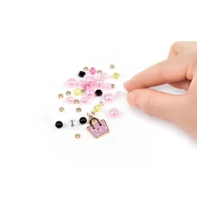 Set creativ, minigeanta si bratara MIR Juicy Couture Mini Handbag and DIY Bracelet, ast 4471M 6