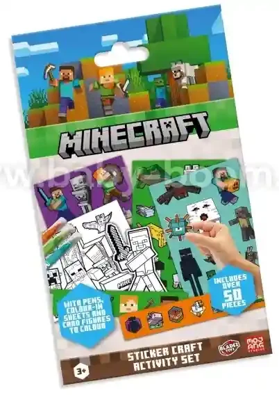 Set creativ, imagini de colorat Minecraft CDU MC85758
