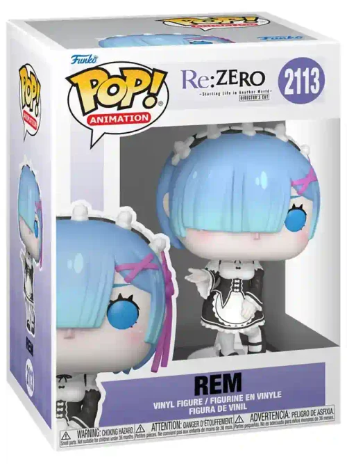 Figurina FUNKO POP! Re:ZERO - Rem (w/ CH) 86513F